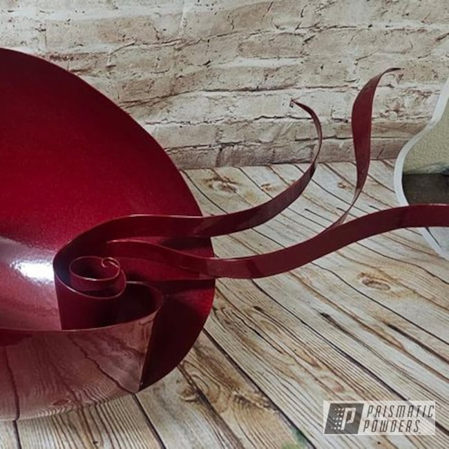 Art Powder Coated In Clear Vision And Illusion Ruby