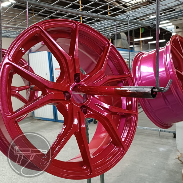 Dazzling Pink + Super Chrome Plus Rims | Prismatic Powders