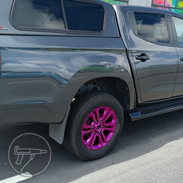 Violet Motor Rim Custom Wheel For Our Ute - Illusion Violet + Clear Vision | Prismatic ...