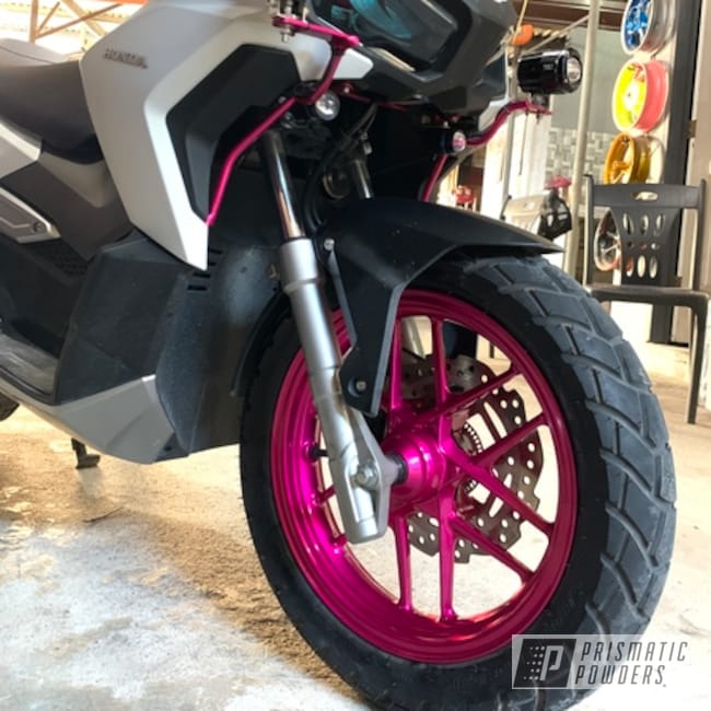 Illusion Pink Wheels Powder Coated