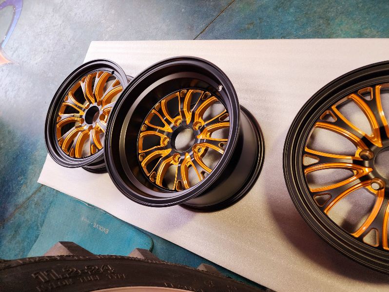 Wheel Multi Application Wheels- Black Mamba & Transparent Gold | Prismatic Powders