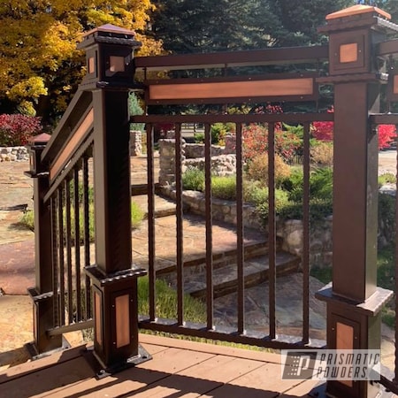 Powder Coating: Railings,Home Improvement,Clear Vision PPS-2974,Illusion True Copper - DISCONTINUED PMB-10044,Upgrade,Home Upgrade