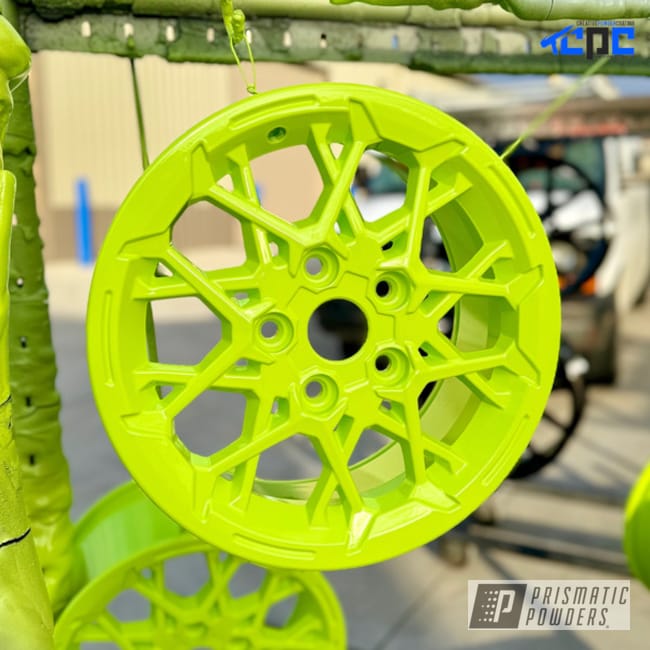 Custom "manta Green" Rims