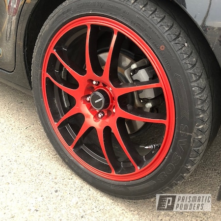 Powder Coating: 18”,Matte Black PSS-4455,Clear Vision PPS-2974,Automotive,Illusion Red PMS-4515,Wheels,Two Tone