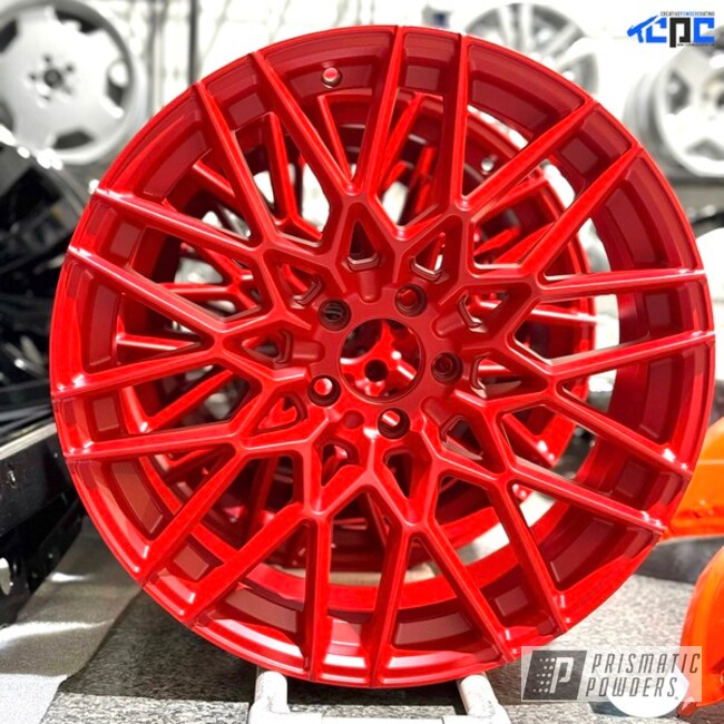 Custom "dry Red" Rims