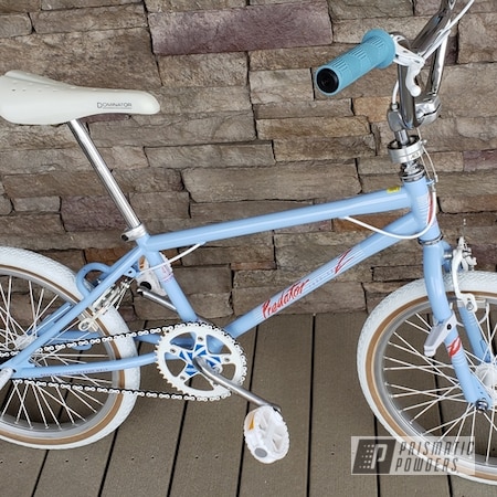 Powder Coating: Bicycles,Schwinn Bike,Troll Blue PSS-2657,Bicycle Frame,Predator