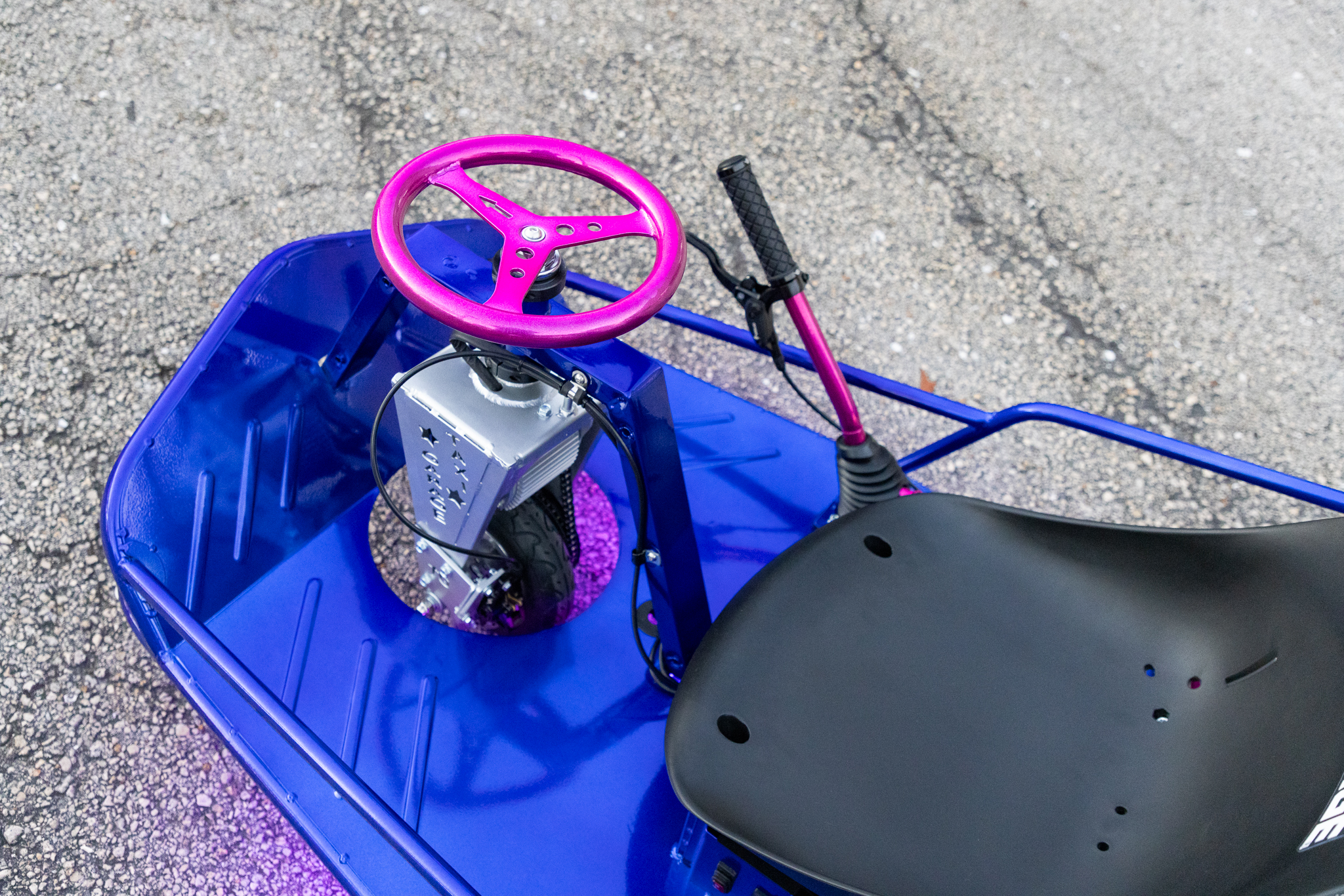 Empire Blue, Racing Raspberry, and BMW Silver Taxi Garage Crazy Cart ...