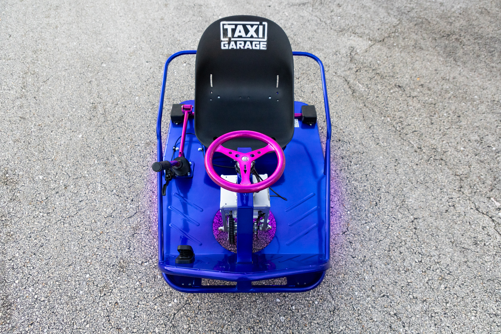 Blue Razzberry Cart Empire Blue, Racing Raspberry, and BMW Silver Taxi Garage Crazy Cart ...