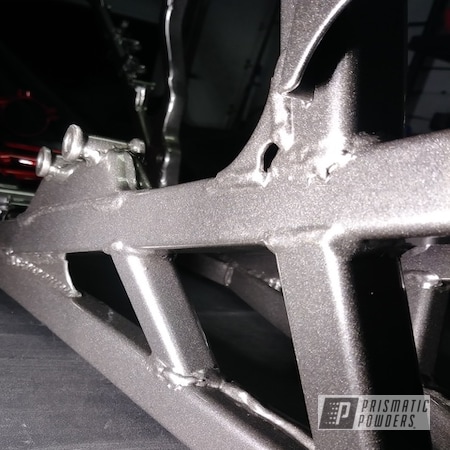Powder Coating: Clear Vision PPS-2974,Motorcycle Frame,Mocha Steel PMB-8103,Mike'sCustomCoatings,Motorcycles,250r