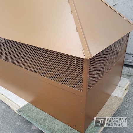 Powder Coating: Custom Roof Cap,Chimney Cap,Miscellaneous,Fireplace,Coppersun River PRB-2826