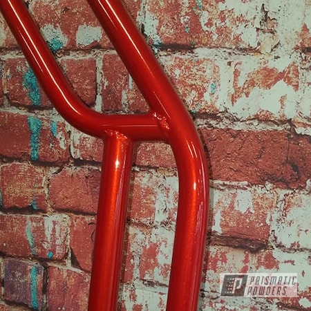 Powder Coating: Frame,Go Cart,Clear Vision PPS-2974,Racing,Illusion Red PMS-4515