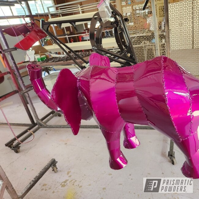 Illusion Cherry Metal Sculpture