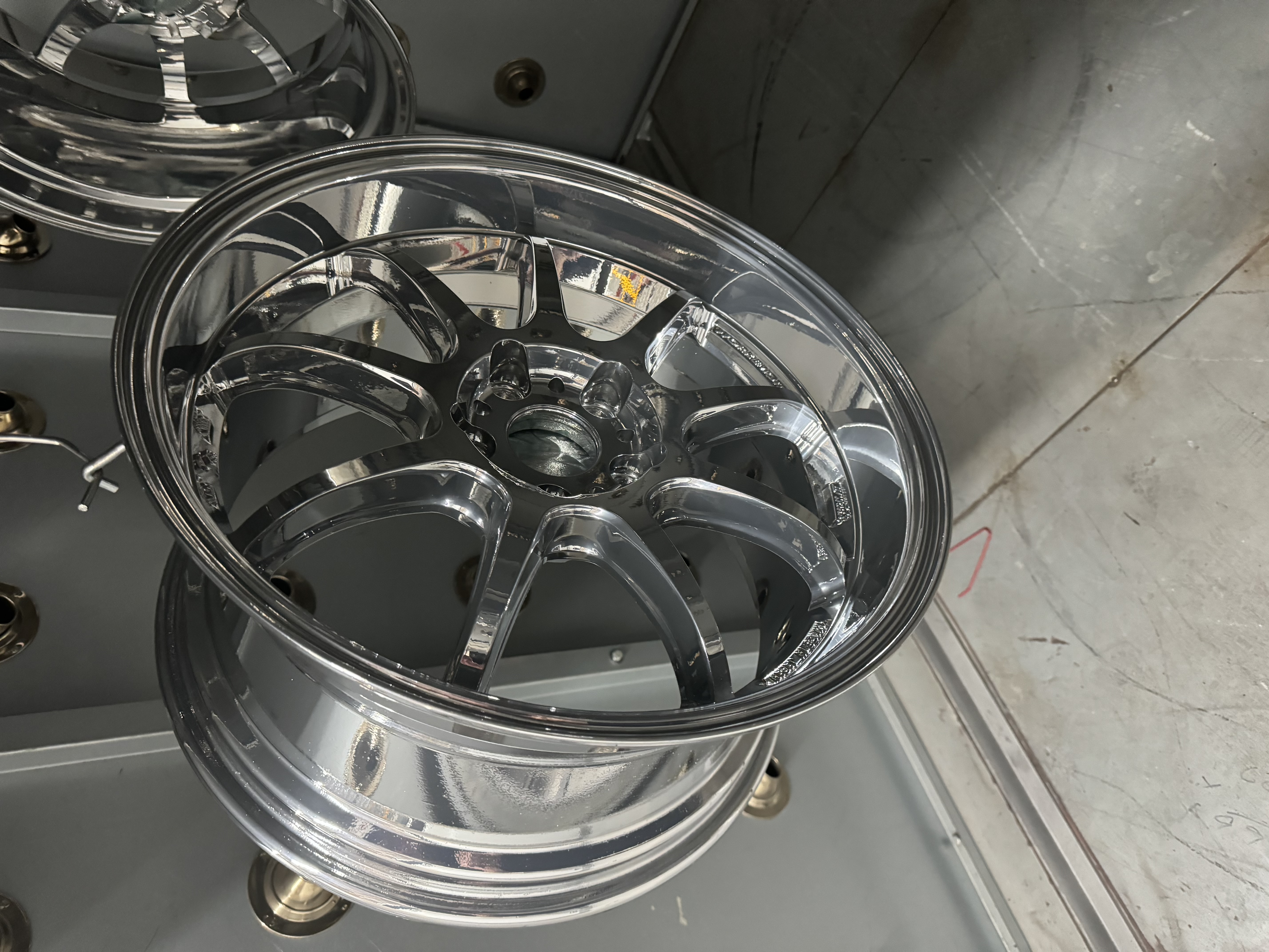 Chrome Rims Color Hub Custom Wheels finished in a Clear Vision, Super Chrome Plus and Soft ...