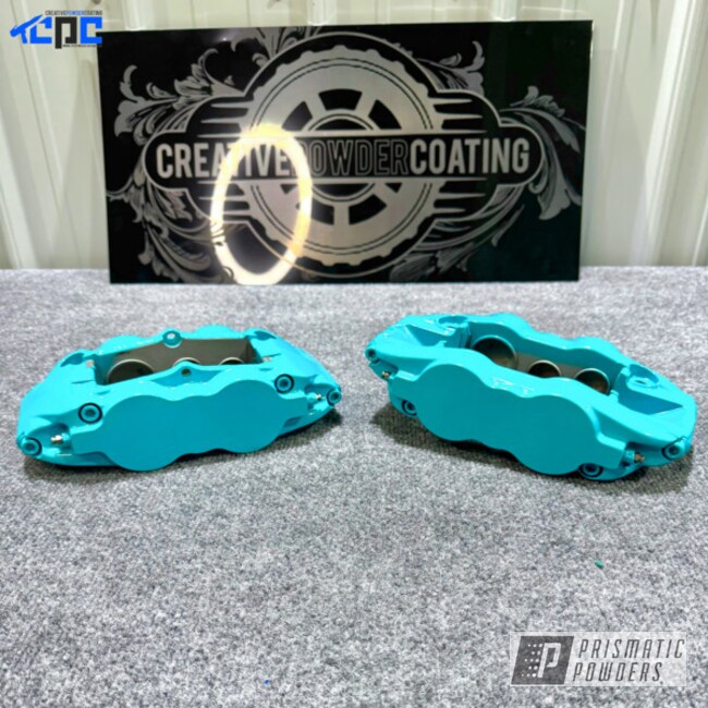 Custom "tropical Breeze" Calipers