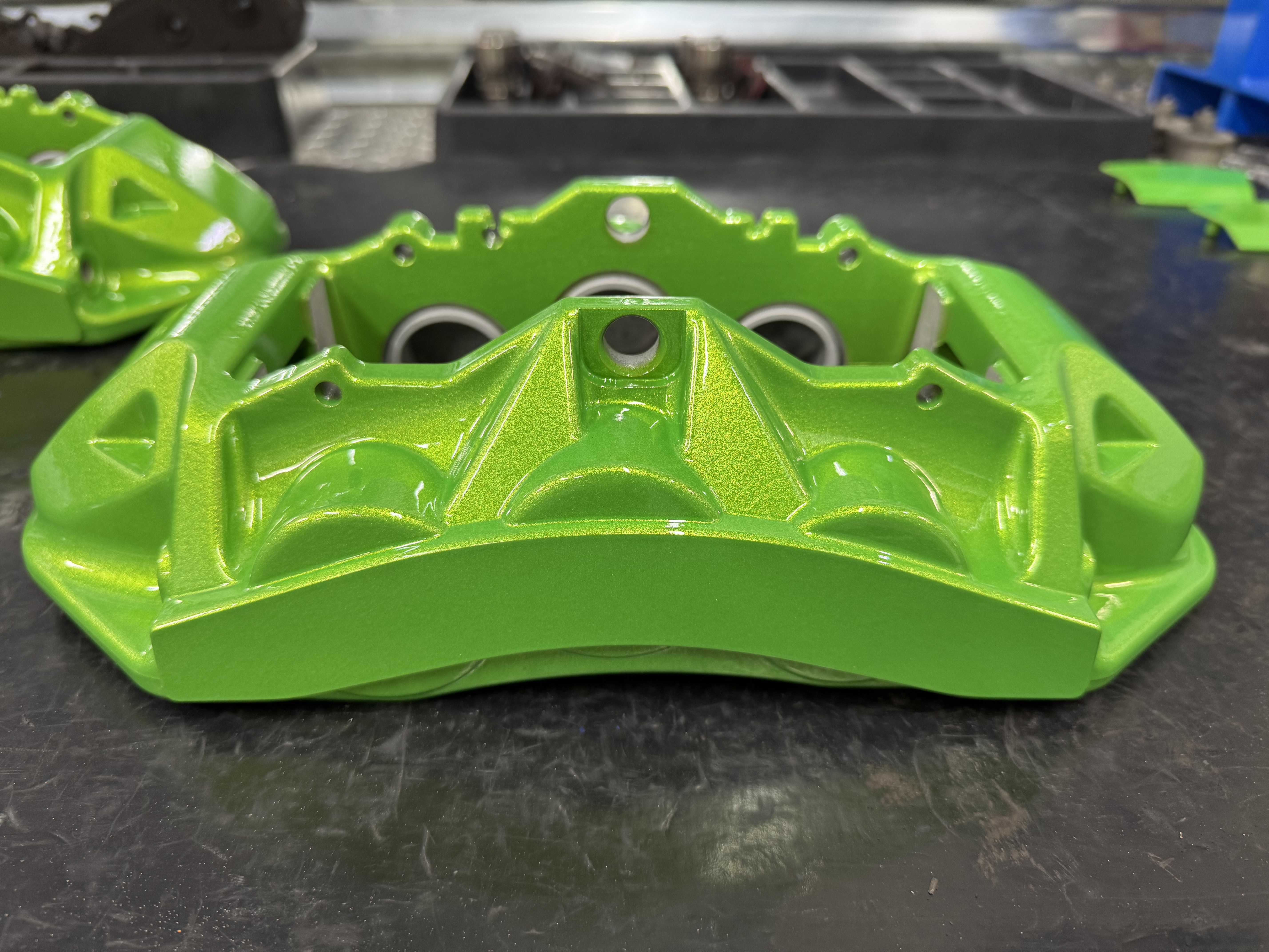 Brembo done in a Clear Vision and Illusion Bionic Frog Finish ...