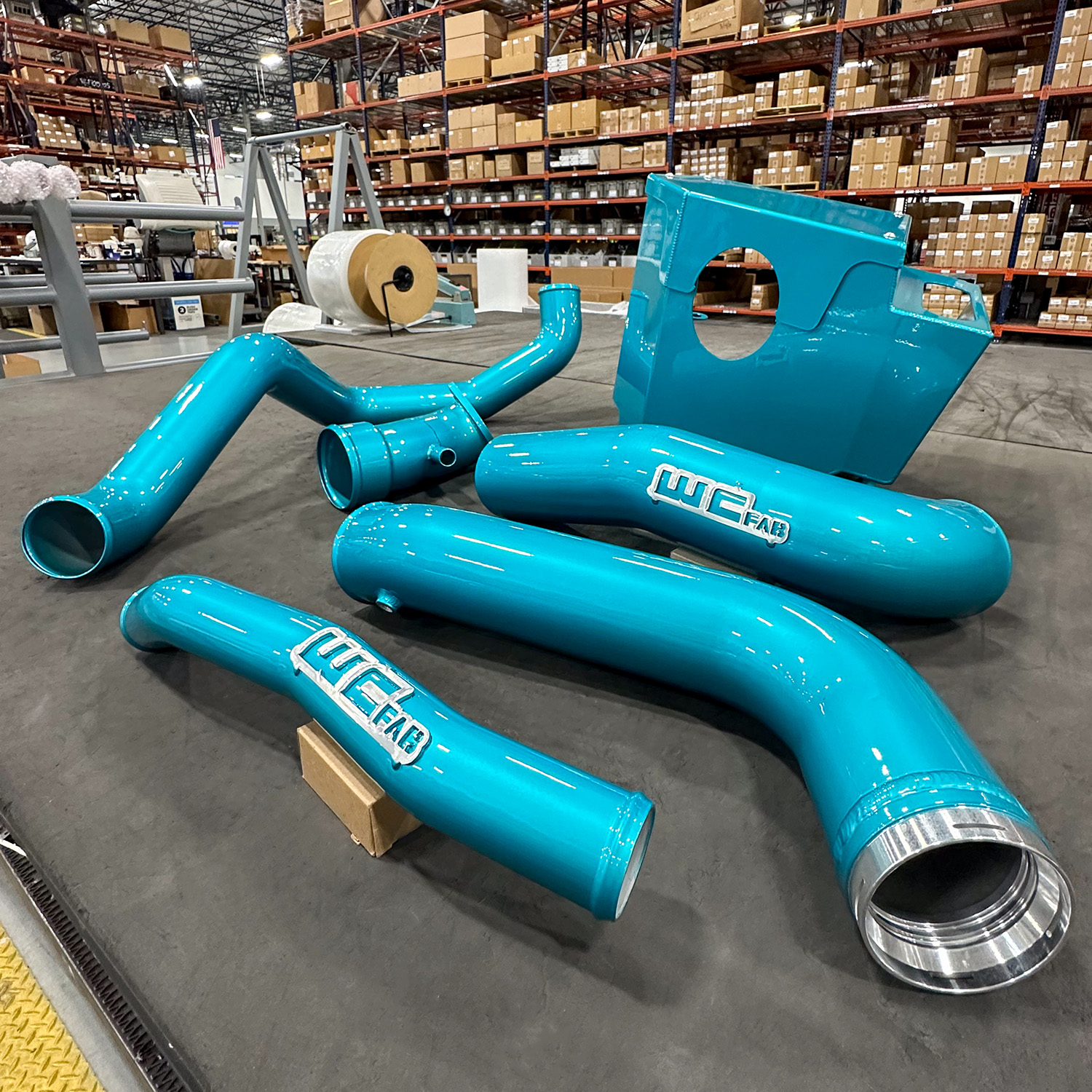 Ice Intake Port Intake Pipe in a Illusion Ice Finish | Prismatic Powders