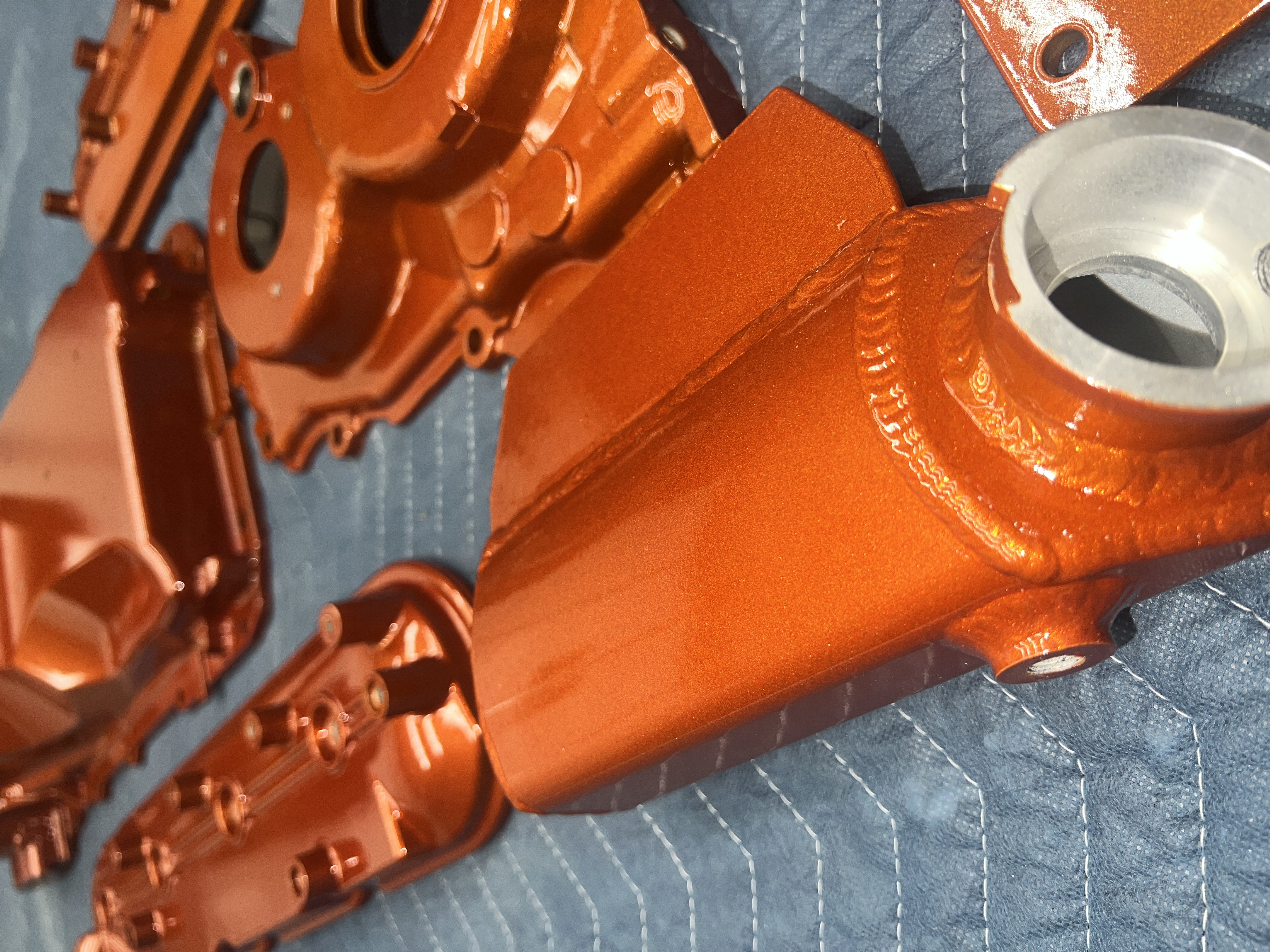 Powder Coat Engine Parts | Prismatic Powders