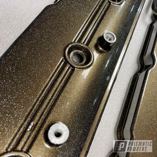Valve Cover Powder Coated In Pmb-4124 And Ppb-5583