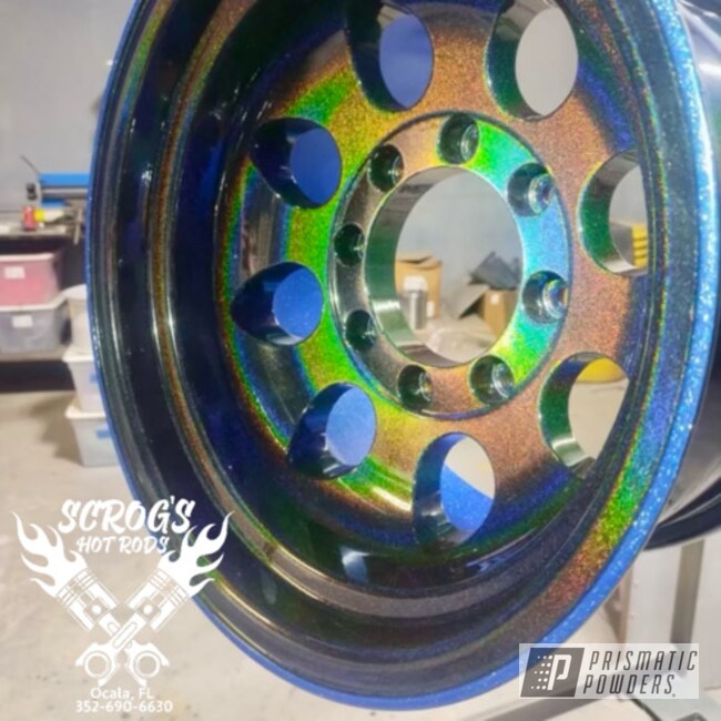 Wheels Powder Coated In Prismatic Universe