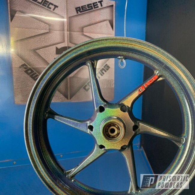 Motorcycle Wheels Powder Coated