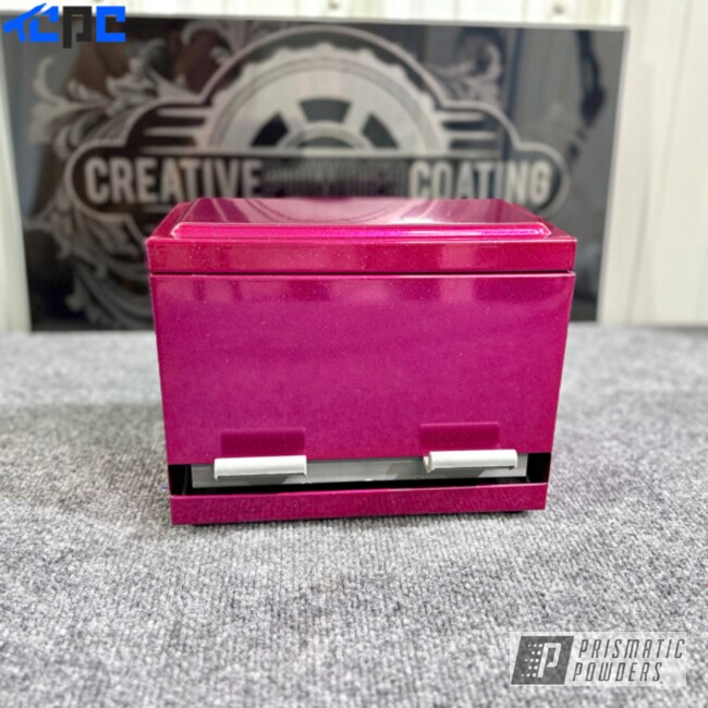 Custom "racing Raspberry" Pencil Dispenser