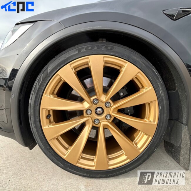 Custom "satin Poly Gold" Rims