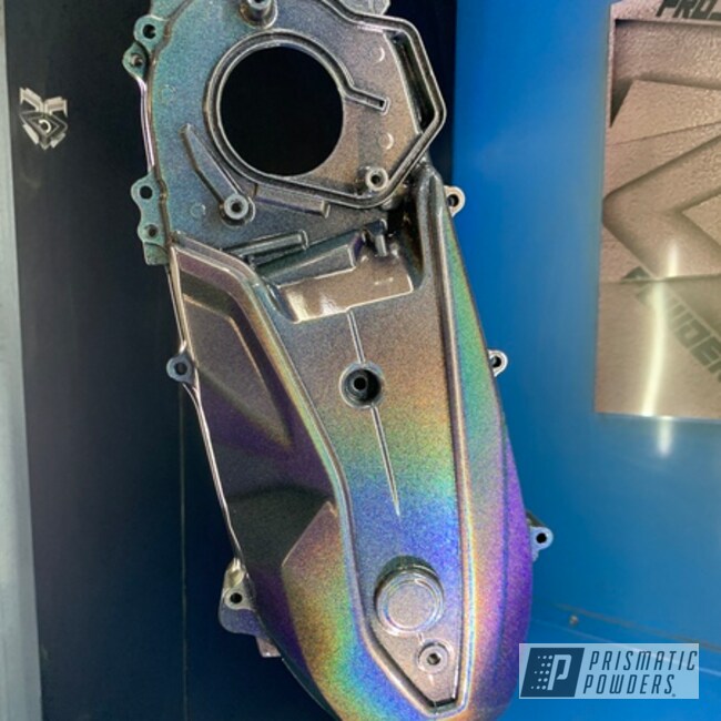 Part Powder Coated In Clear Vision And Prismatic Universe
