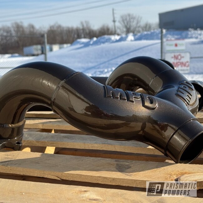 High Gloss Bronze Chrome Piping 