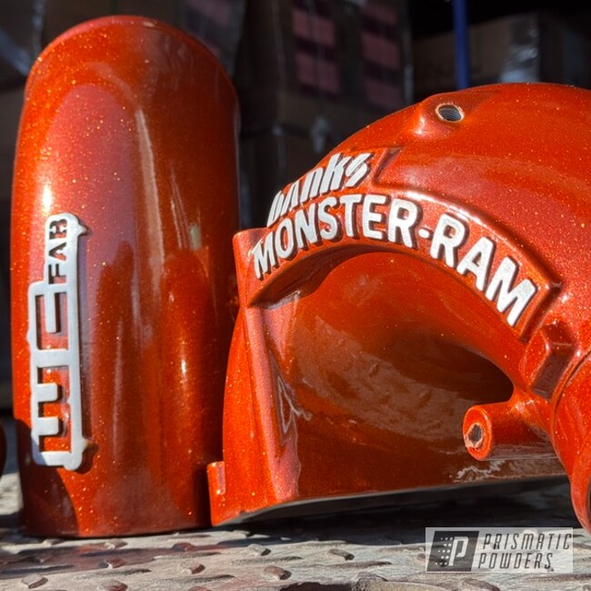 Turbo Parts Powder Coated In Illusion Rootbeer