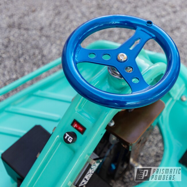 Sea Foam Green Taxi Garage Crazy Cart