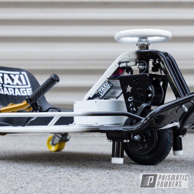 Ink Black/cloud White Split Fade Taxi Garage Crazy Cart