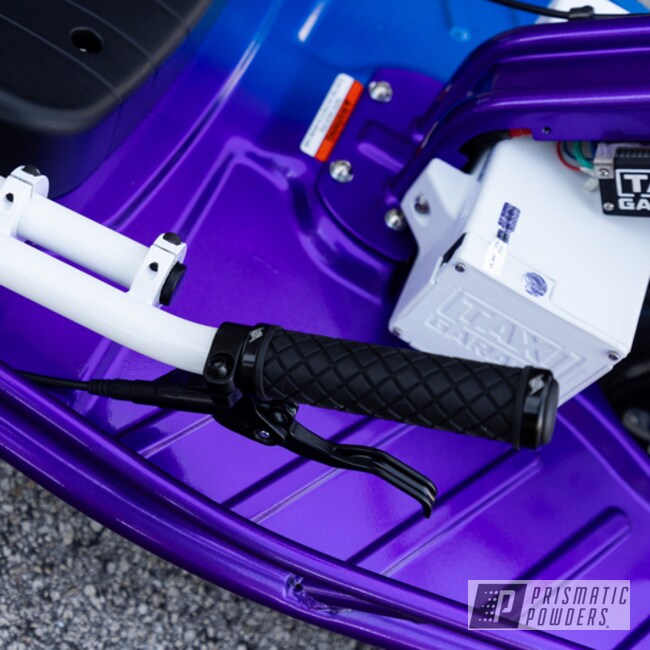 Illusion Purple/illusion Blueberry Split Fade Taxi Garage Crazy Cart