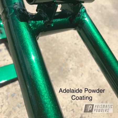 Powder Coating: Clear Vision PPS-2974,Powder Coated Frame,Ultra Illusion Green PMB-5346