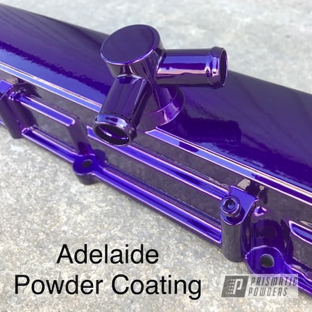 Powder Coating: Illusion Purple PSB-4629,Clear Vision PPS-2974,Powder Coated Frame,Valve Cover