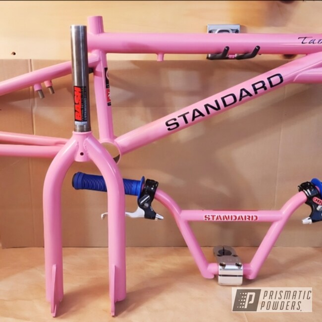 Custom Bicycle Parts Powder Coated In Ral 4003