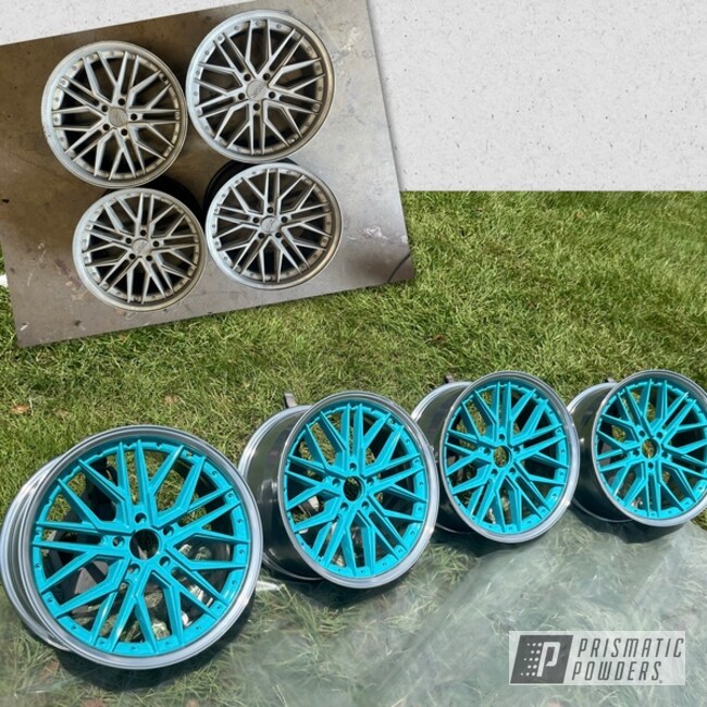 Two Tone Wheels Powder Coated