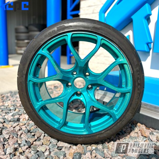 Custom "mermaid Candy" Over "super Chrome Plus" Rims
