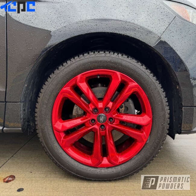 Custom "lollypop Red" Rims