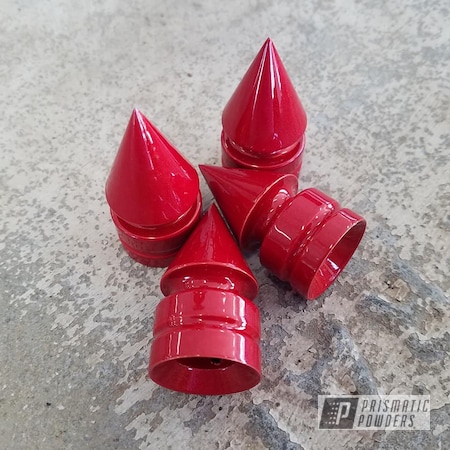 Powder Coating: Motorcycles,Clear Vision PPS-2974,Harley Davidson,Motorcycle Parts,Illusion Red PMS-4515