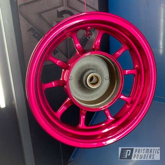 Motorcycle Wheels Powder Coated