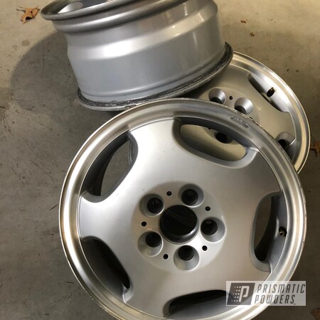 Powder Coating: Ink Black PSS-0106,16”,Aluminium Wheels,Mercedes Benz,Clear Vision PPS-2974,Automotive,Wheels,Machined Face