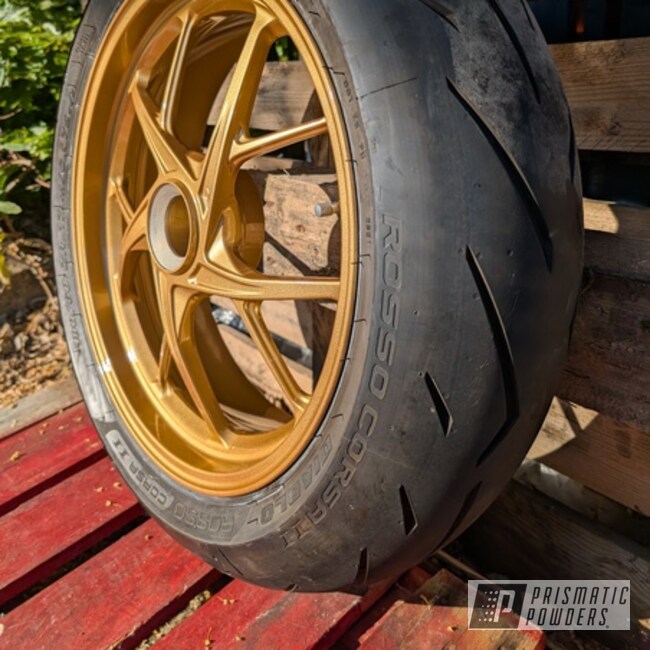 Ducati Panigale Rims In Gold Medallion 