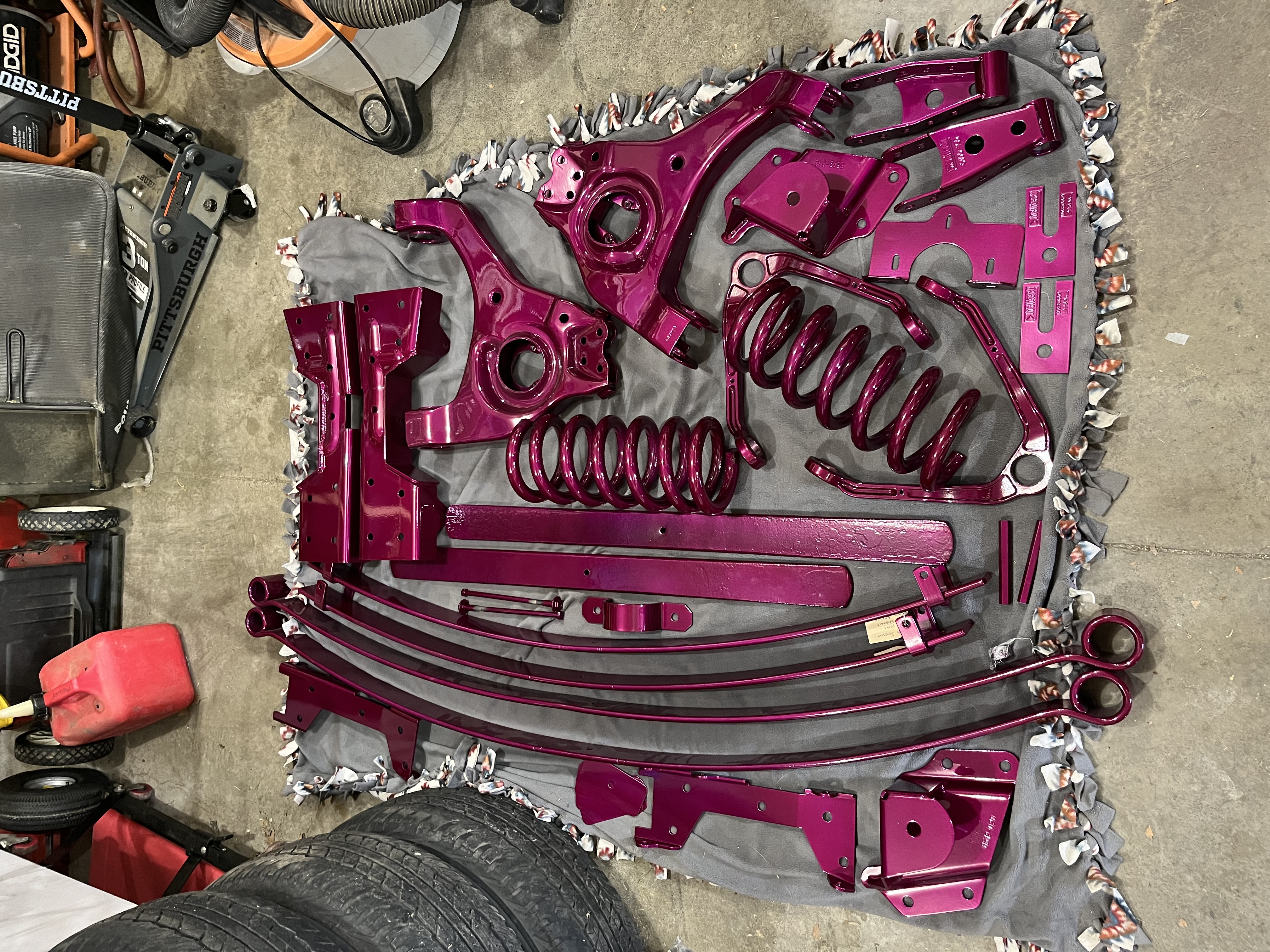 Illusion Raspberry Car Suspension/Lowering Kit | Prismatic Powders