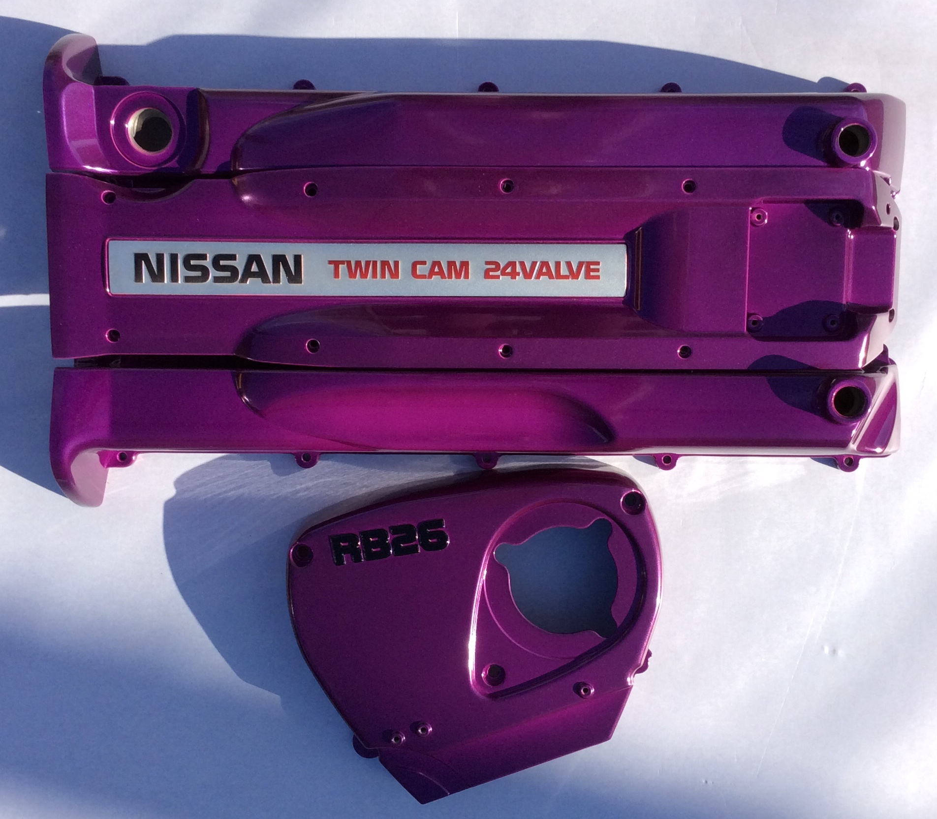 RB26 Valve Cover in Sassy and Violet Blossom | Prismatic Powders