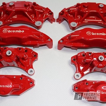 Red Powder Coated Brembo Brakes