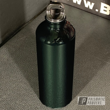 Powder Coating: Clear Vision PPS-2974,British Green PSB-6354,Custom Water Bottle,Water Bottle,British Racing Green
