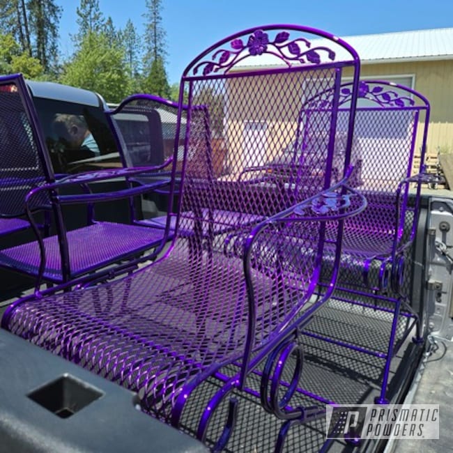 Illusion Purple Lawn Chairs