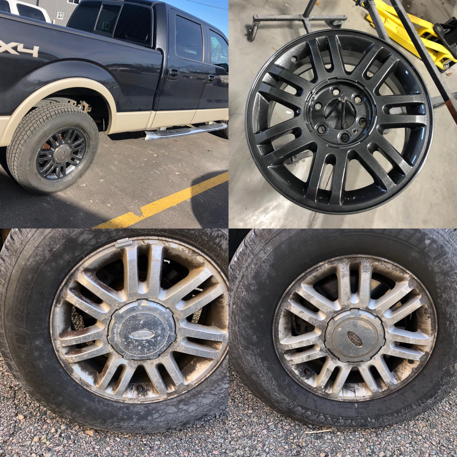 Corroded Wheels Repaired in Cadillac Grey and Clear Vision | Prismatic ...