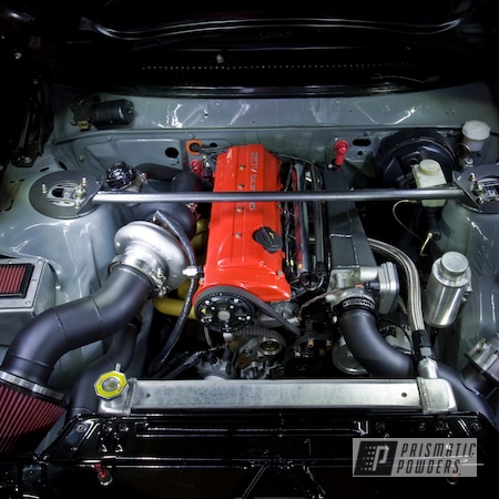 Powder Coating: Turbo RZR,Silver Artery PVS-3014,Ford Racing Engine Blue,Automotive,Volvo