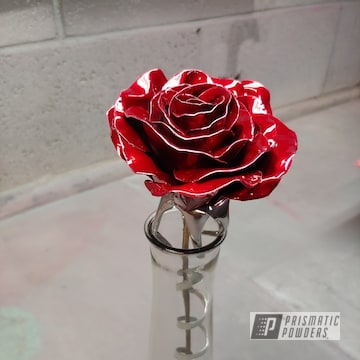 Powder Coated Metal Roses